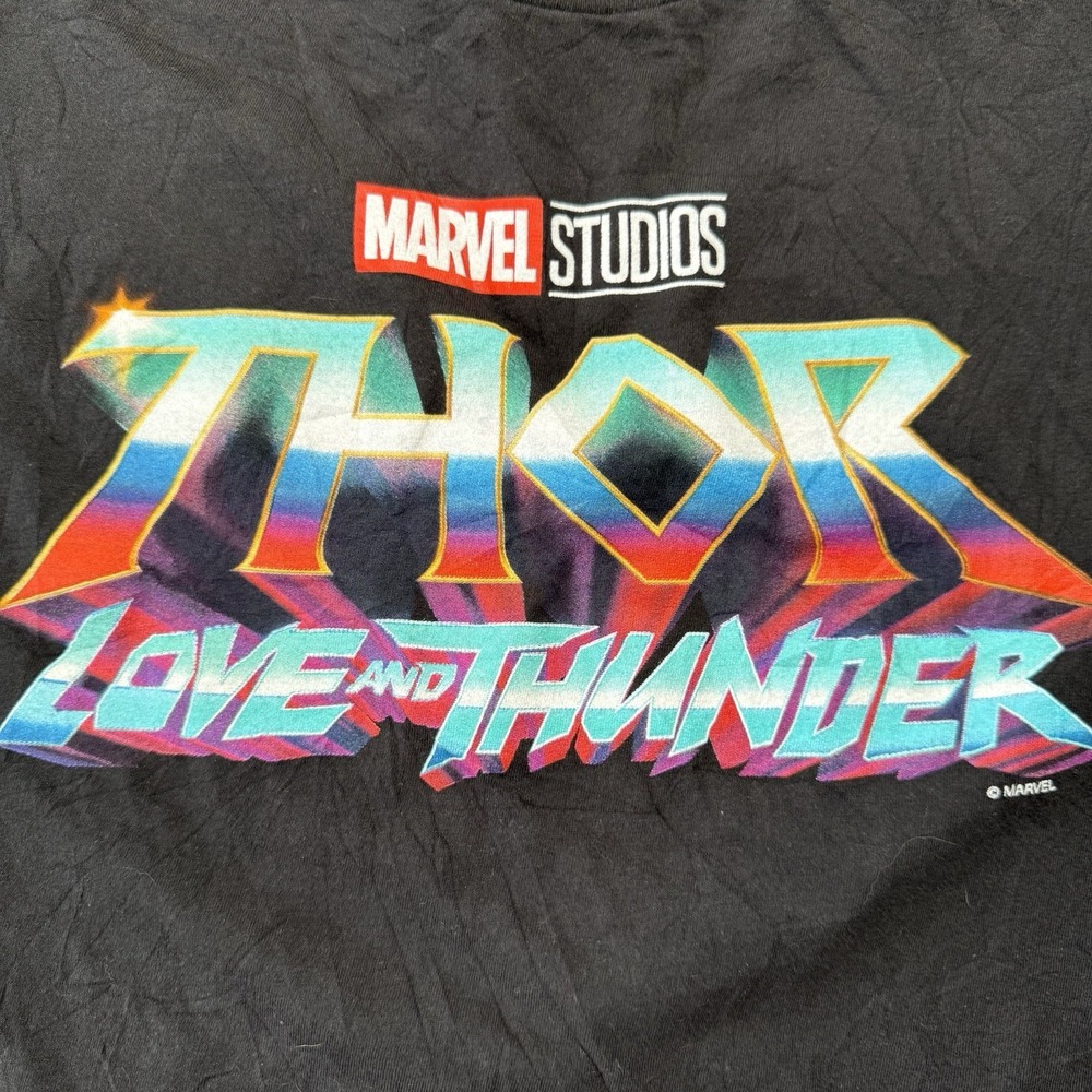 Marvel Studios Thor Love And Thunder Short Sleeve T-Shirt Mens XL Delta Soft‎